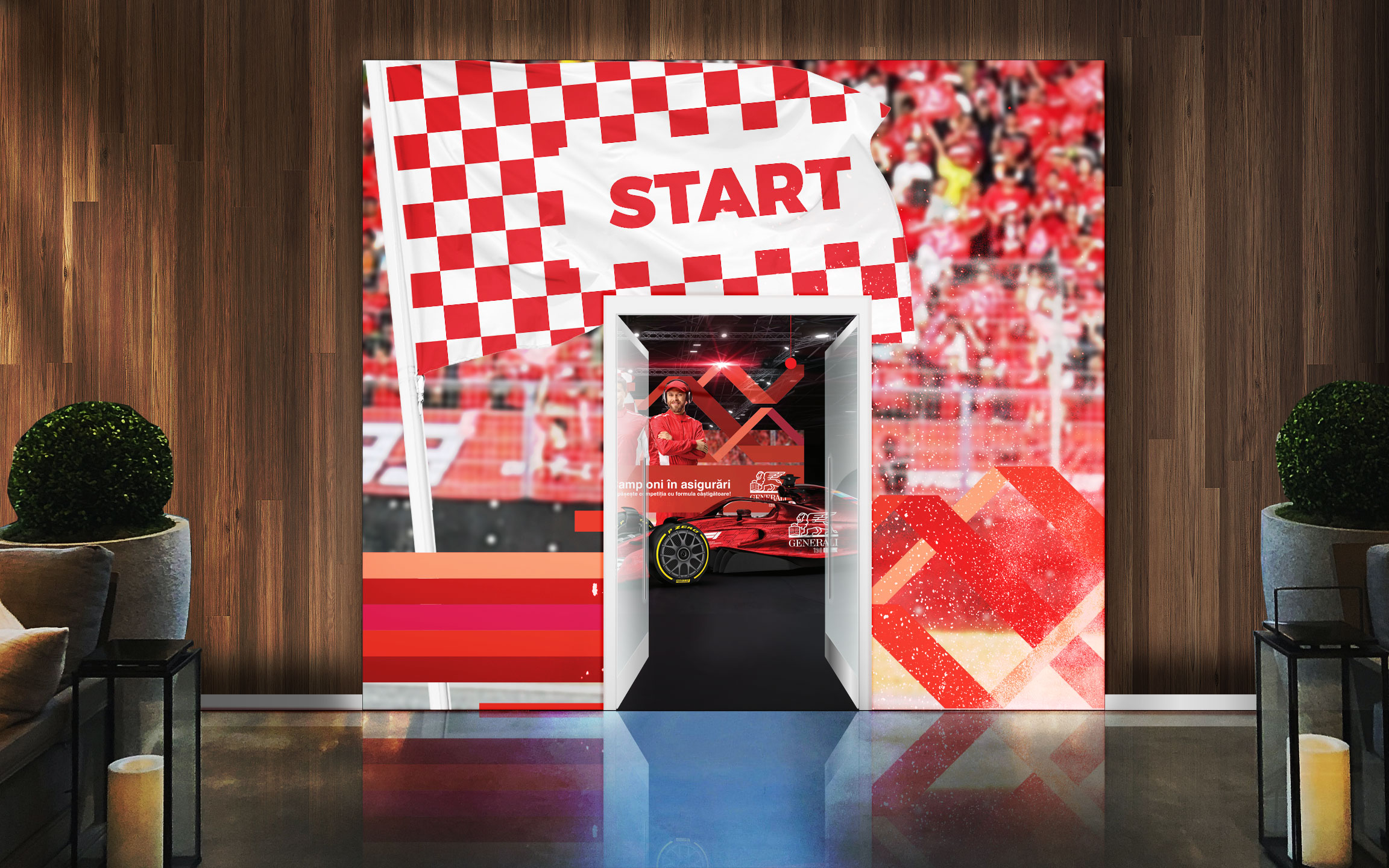 Generali F1 gate simulation